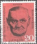 Stamps Germany -  10º Aniversario de Hans Boeckler (político). 