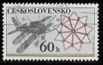 Stamps : Europe : Czechoslovakia :  Checoslovaquia-cambio