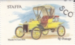 Sellos del Mundo : Europa : Reino_Unido : COCHE DE EPOCA- FORD 1906