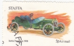 Stamps United Kingdom -  COCHE DE EPOCA- ISOTTA FRASCHINI 1908