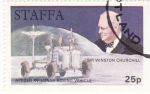 Stamps United Kingdom -  MODULO LUNAR- SIR WINSTON CHURCHILL