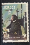 Stamps : Europe : Jersey :  CEPT- CABALLERO MEDIEVAL
