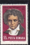 Stamps Romania -  LUDWIG VAN BEETHOVEN