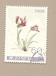 Stamps : Asia : North_Korea :  Flor de montaña