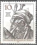 Stamps Germany -  500a Aniv de Albrecht Durer.El gaitero.