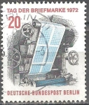 Stamps Germany -  Día del sello 1972. 
