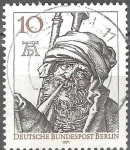 Stamps : Europe : Germany :  500a Aniv de Albrecht Durer.El gaitero.