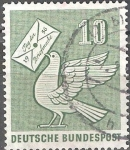 Stamps Germany -  Dia del sello 1956.