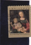 Stamps United States -  la virgen y el niño
