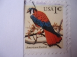 Stamps United States -  American Kestrel (Falco Sparverius)