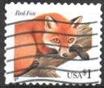 Sellos de America - Estados Unidos -  ZORRO  ROJO