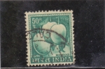 Stamps India -  fruta-mango