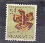Sellos de America - Nicaragua -  flores- 