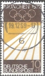 Stamps Germany -  Juegos Olímpicos de 1972 en Munich.