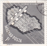 Stamps Hungary -  75 Aniversario electricidad en toda Hungría