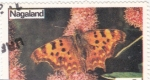 Sellos de Asia - Nagaland -  mariposa