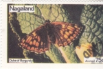 Stamps Nagaland -  mariposa