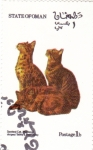 Stamps Oman -  gatos de raza-