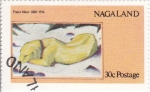 Stamps Nagaland -  obra de Franz Marc