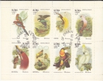 Stamps : Asia : Oman :  AVES DEL PARAÍSO