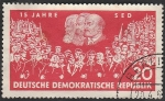 Stamps Germany -  537 - 15 Anivº del Partido socialista alemán