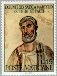 Stamps Vatican City -  XIX centenario del martirio de los Santos Pedro y Pablo