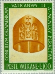 Stamps Vatican City -  Clausura del consejo ecuménico