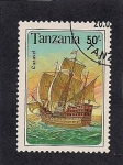 Stamps Tanzania -  Caravela