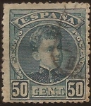 Stamps Spain -  Alfonso XIII. Tipo 