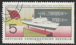 Stamps Germany -  484 - Maqueta y planos, de barco de recreo 