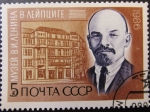 Stamps Russia -  116 ° aniversario de nacimiento de Lenin.