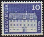 Stamps Switzerland -  Suiza 1968 Michel 884 Sello Arquitectura Edificios Nafels Yv816 Switzerland Suisse 