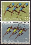 Stamps : Europe : Switzerland :  Suiza 1971 Scott 524-5 Sellos Deportes Deporte y Juventud Michel 940-1 Switzerland Suisse 