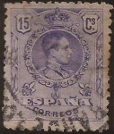 Stamps Spain -  Alfonso XIII  Tipo Medallón  1909  10 cent