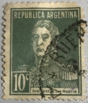 Stamps Argentina -  Gnral Jose de SAN Martin