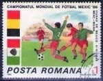 Stamps Romania -  Football World Cup, Mexico 1986