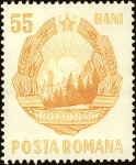 Stamps : Europe : Romania :  Escudo de Armas