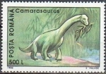 Stamps Romania -  Animales prehistóricos 1994