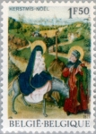 Stamps Belgium -  Christman 1971 - Camino a Egipto