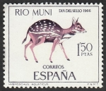 Stamps Equatorial Guinea -  rio muni - 74 - Hyemoschus aquaticus
