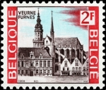 Stamps Belgium -  Turismo, Vista de Furnes - Veurne