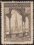 Sellos de Europa - Espa�a -  Pza España de Sevilla  1929  30 cents