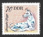 Stamps Germany -  1836 - Perro de raza dogge