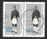 Stamps Germany -  1987 - Traje minero del siglo XIX