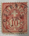 Stamps Switzerland -  Cruz roja