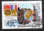 Stamps Russia -  Soviet–French Space Flight