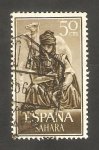 Stamps Morocco -  sahara español - 229 - Músico indígena