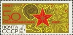 Stamps Russia -  50.º aniversario de la revolución de octubre