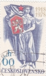Stamps Czechoslovakia -  60 ANIVERSARIO DE LA  REPUBLICA