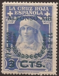 Stamps Spain -  Cruz Roja Reina Victoria Eugenia  1927  3 cents